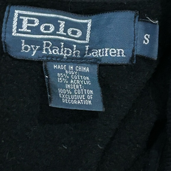 Vintage 80’s Polo Ralph Lauren Men’s Small Full Zip Cotton Blend Track Jacket - Picture 8 of 10